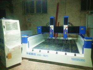 延安洛川县HW1825双头重型石材雕刻机